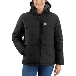 Carhartt Montana Jacket 1X 16W‎ 18W Black Insulated Hooded OJ5457-W NWT